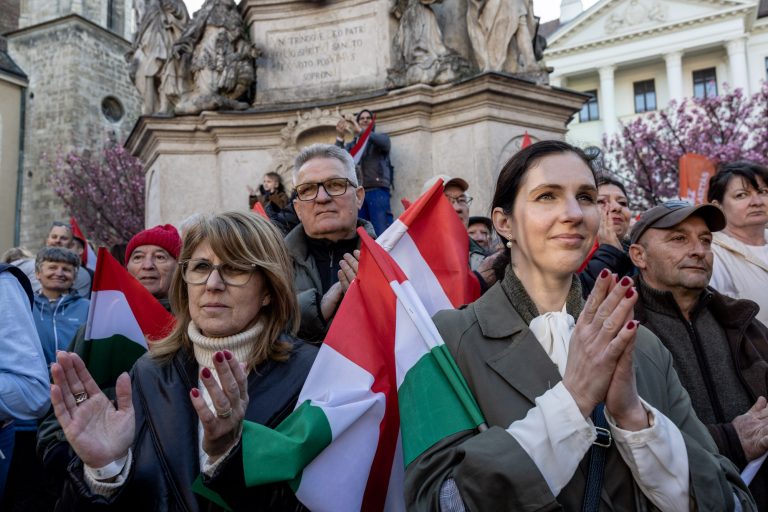 8 April 2026, Hungary, Sopron. A Fidesz election rally at which Prime Minister Viktor Orbán spoke.