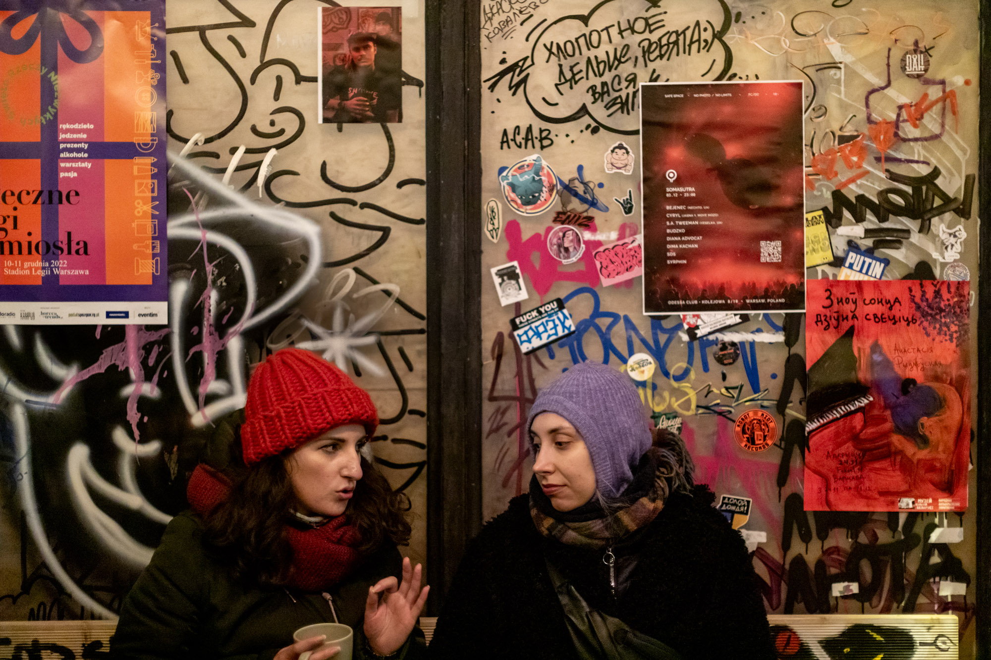 3 December 2022, Warsaw, the Belarusian bar Karma.
