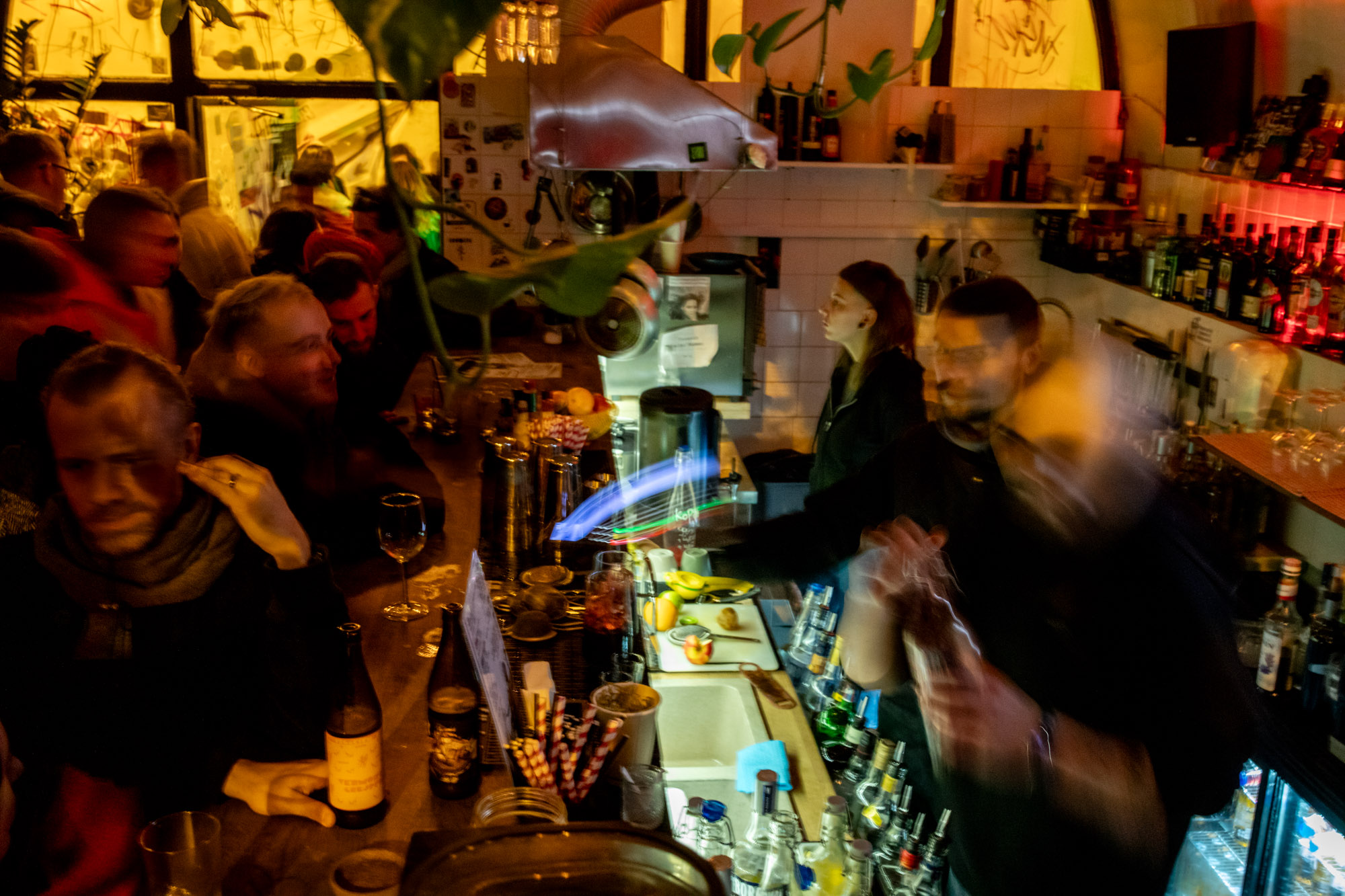 3 December 2022, Warsaw, the Belarusian bar Karma.