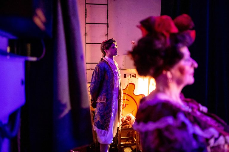 3 April 2022, performance at the Yuriy Drohobych Lviv Regional Academic Music and Drama Theatre.