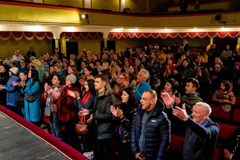 3 April 2022, in the Yuriy Drohobych Lviv Regional Academic Music and Drama Theatre.