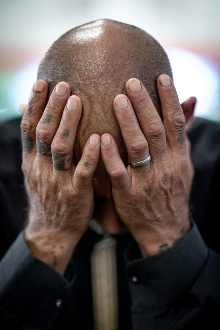 21 July 2023, Velyka Dabron.
During a prayer service in a Romani settlement in the village.