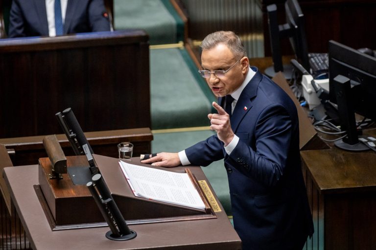16 October 2024, Warsaw, 20th session of the Parliament. Address by Andrzej Duda, President of the Republic of Poland.